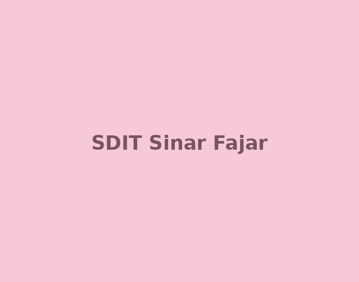Desain poster edukasi SDIT Sinar Fajar